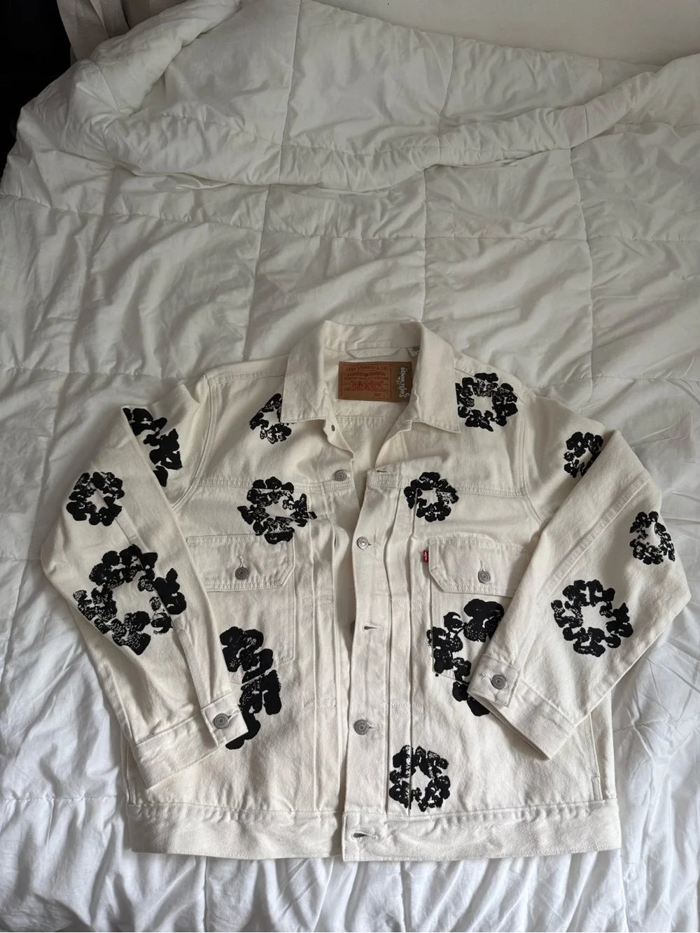 Denim Tears x Levi’s Jacket White Size L White